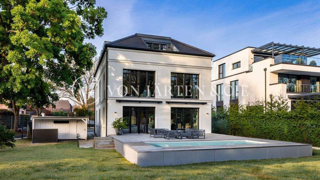 Einfamilienhaus zum Kauf 3.300.000 € 9 Zimmer 305 m² 1.450 m² Grundstück Wellingsbüttel Hamburg 22391