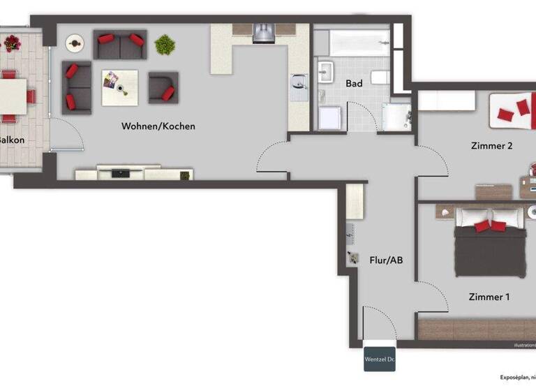 Wohnung zur Miete 1.240 € 3 Zimmer 80 m² 1. Geschoss frei ab 01.04.2026 Bergedorfer Straße 62a Lohbrügge Bergedorf 21033