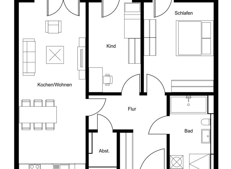 Wohnung zur Miete 1.520 € 3 Zimmer 80 m²<br/>Wohnfläche Elsa-Neumann-Straße 51 Siemensstadt Berlin 13629