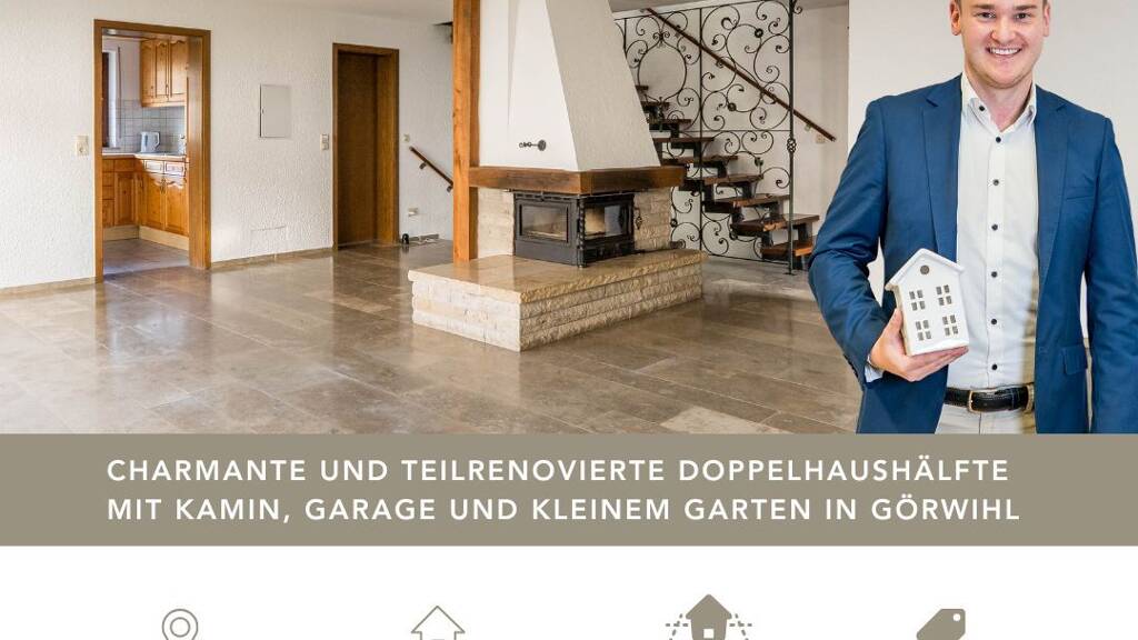 Doppelhaushälfte zum Kauf 298.000 € 4,5 Zimmer 121,4 m² 263 m² Grundstück Kirchstraße 13 Görwihl 79733