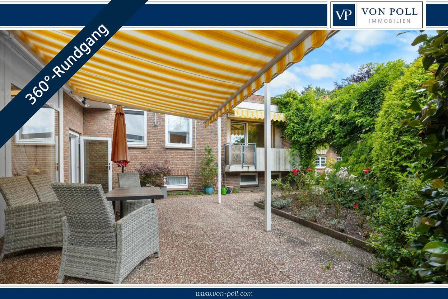 Immobilie in Schortens - Flachdach-Einfamilienhaus (Split-Level) mit vermieteter Gewerbeeinheit in Schortens-Grafschaft - Bild 0