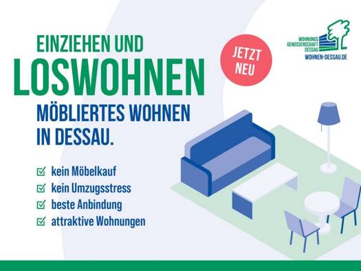 Wohnung zur Miete 399 € 1 Zimmer 34,4 m² 5. Geschoss frei ab 16.12.2025 Pappelgrund 30 Zoberberg Dessau-Roßlau 06847