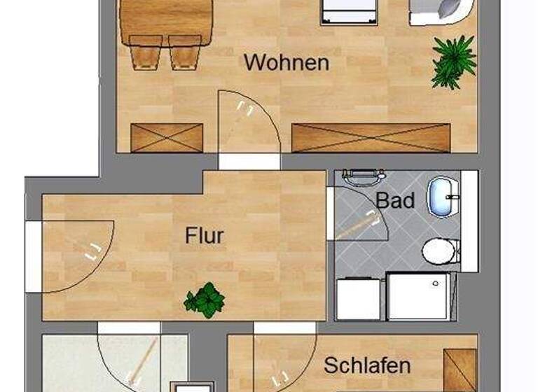 Wohnung zur Miete 425 € 2 Zimmer 56,6 m² 2. Geschoss frei ab 01.04.2026 Schubertweg 6 Sehnde 31319