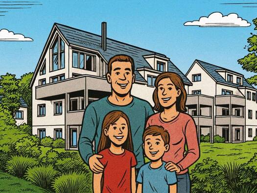 Wohnung zum Kauf - Erstbezug provisionsfrei 699.000 € 4 Zimmer 111,9 m² 2. Geschoss frei ab 30.09.2027 Mering 86415