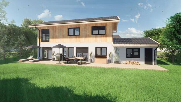 Einfamilienhaus zum Kauf - Neubau 1.150.000 € 5 Zimmer 170 m² 520 m² Grundstück Feldwies Übersee / Feldwies 83236
