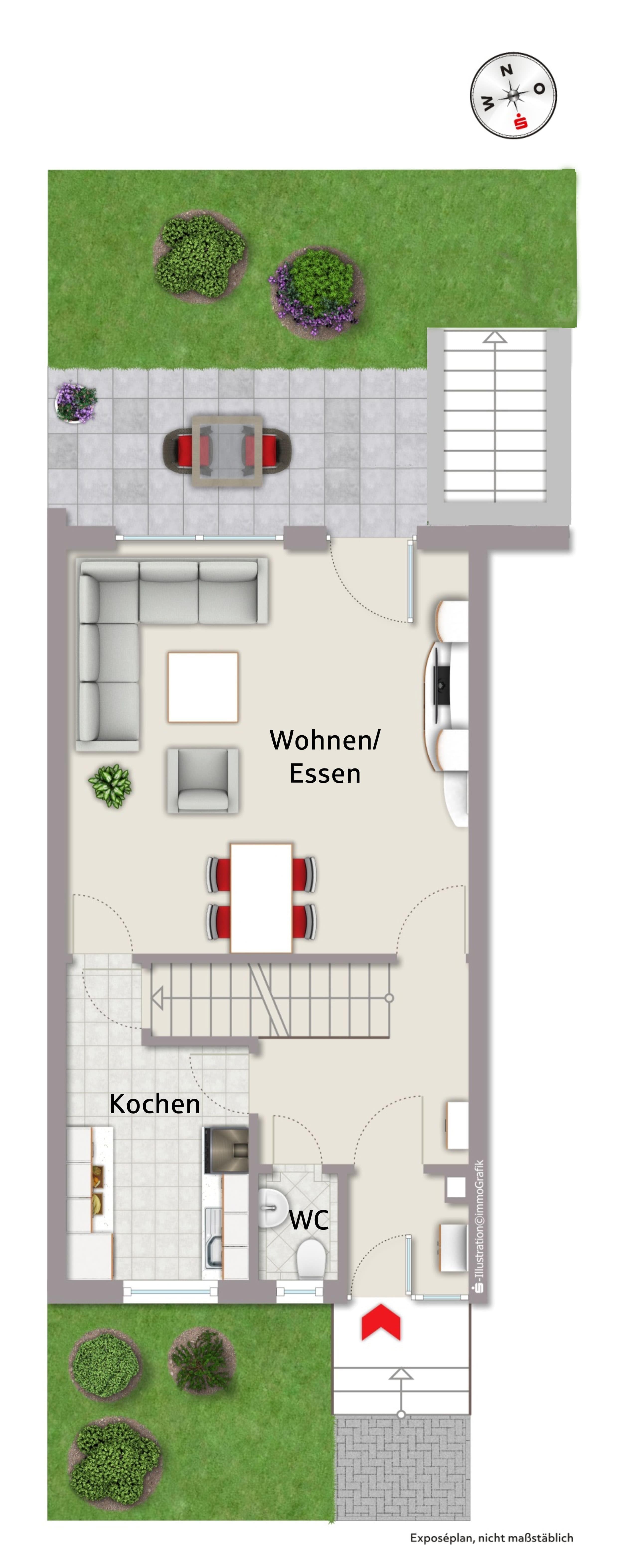 Reihenmittelhaus zum Kauf 375.000 € 5 Zimmer 110 m²<br/>Wohnfläche 160 m²<br/>Grundstück Wendelstein Wendelstein 90530