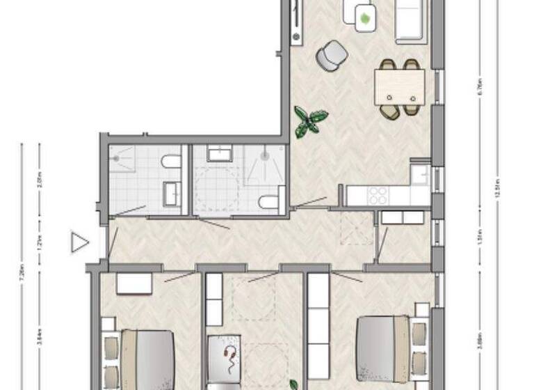 Wohnung zum Kauf 359.000 € 4 Zimmer 90 m² EG Neuastenberg Winterber 59955