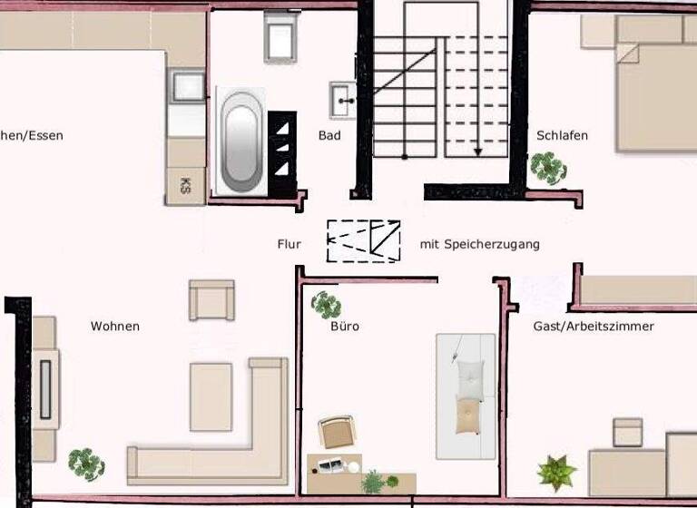 Wohnung zur Miete 990 € 3 Zimmer 75 m² frei ab sofort Großostheim 63762