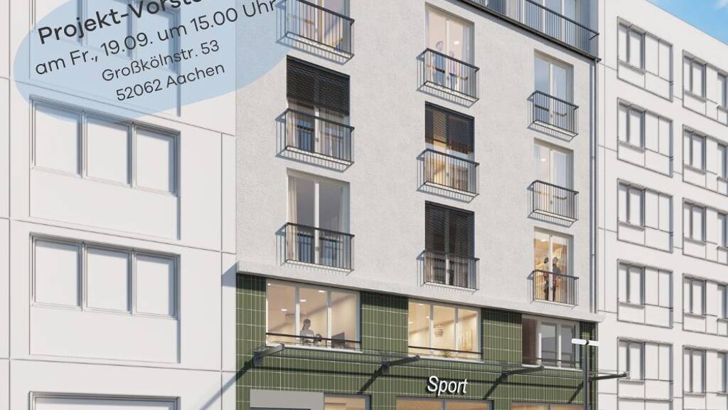 *Einladung zur Projektvorstellung am Baugrundstück Fr., 16.01.,15 Uhr, Großkölnstr.55, 52062 Aachen*