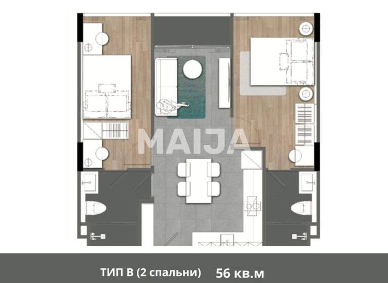 Studio zum Kauf 144.368 € 3 Zimmer 56 m² 3. Geschoss Wyndham Fantasea Chalong Mueang Phuket 83110