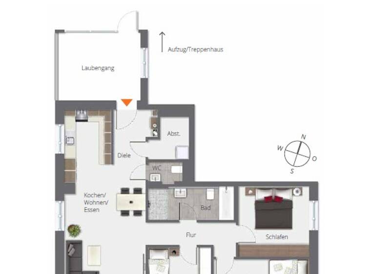 Wohnung zum Kauf provisionsfrei 560.400 € 4,5 Zimmer 96,7 m²<br/>Wohnfläche Biberach Biberach an der Riß 88400