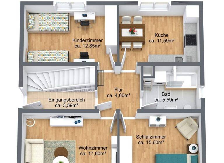 Mehrfamilienhaus zum Kauf 349.000 € 6 Zimmer 132,4 m² 250 m² Grundstück Hochstetten Linkenheim-Hochstetten 76351