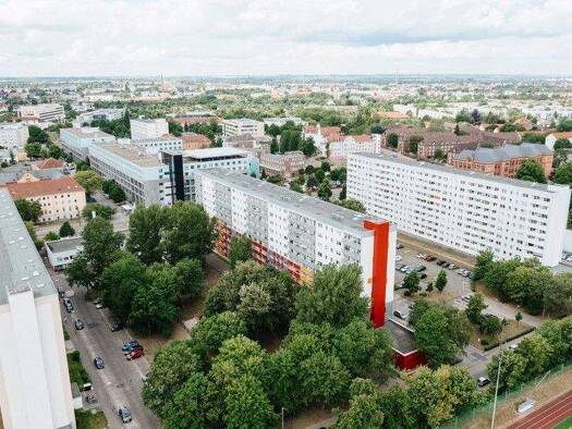 Wohnung zur Miete 370 € 2 Zimmer 51,3 m² 8. Geschoss frei ab 16.06.2026 Bertolt-Brecht-Str. 6c Leipziger Str. Magdeburg 39120