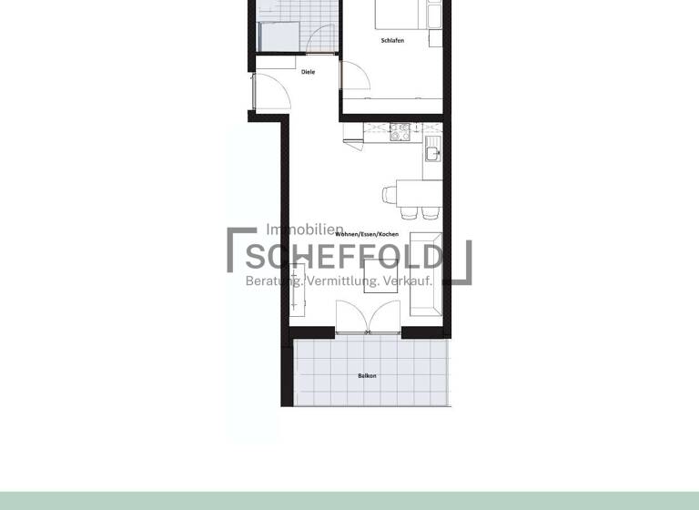 Wohnung zum Kauf - Erstbezug provisionsfrei 297.900 € 2,5 Zimmer 59,3 m² 2. Geschoss Edith-Stein-Straße 18 Laupheim 88471