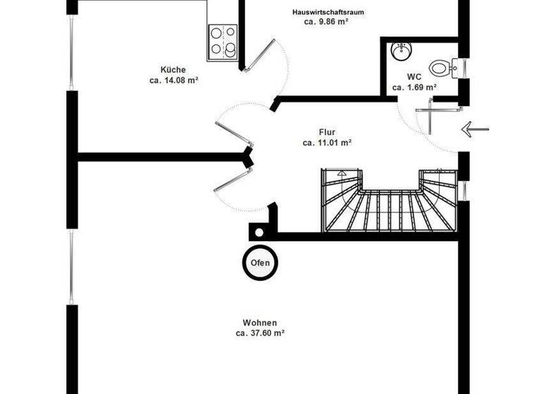 Einfamilienhaus zum Kauf 469.000 € 4 Zimmer 134,2 m² 895 m² Grundstück Bleckede 21354