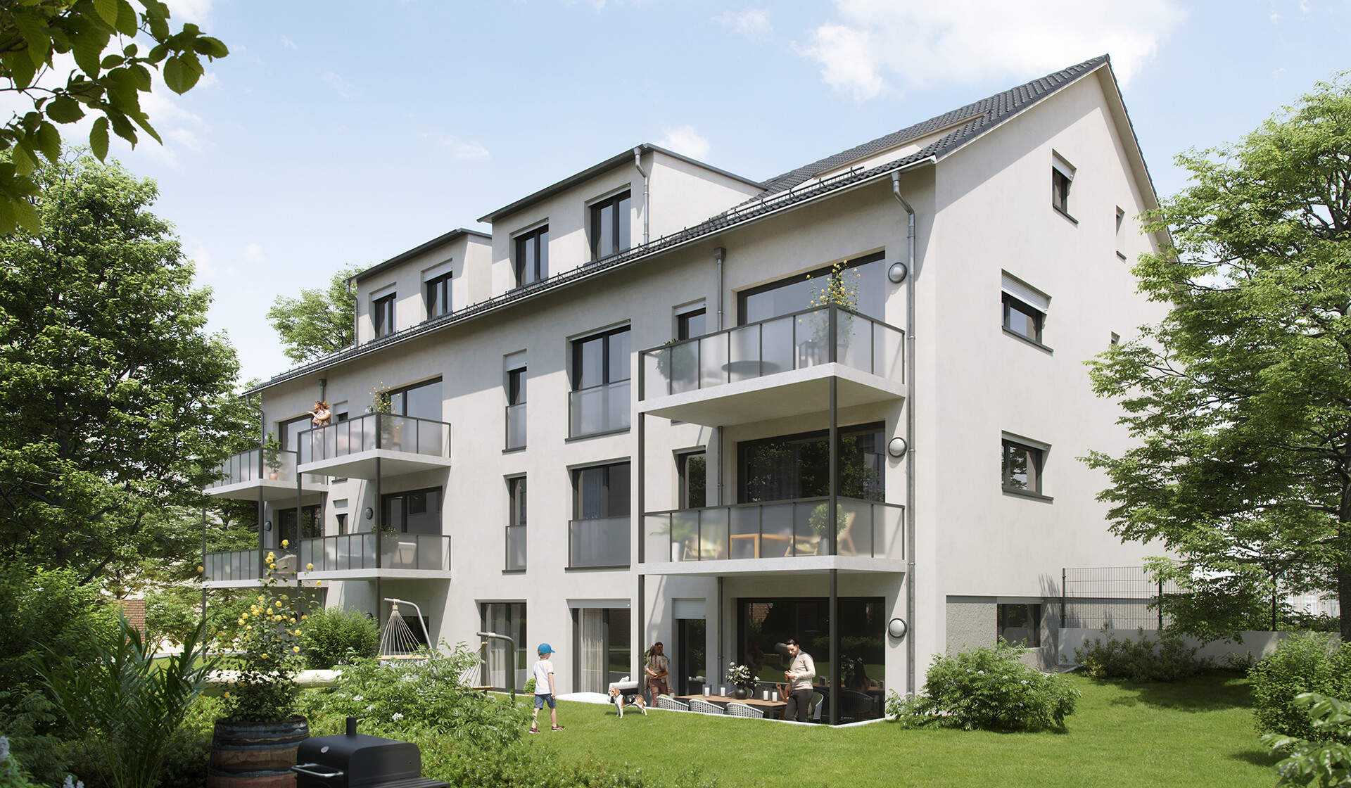 Wohnung zum Kauf provisionsfrei 489.900 € 3 Zimmer 88,5 m²<br/>Wohnfläche EG<br/>Geschoss Gärtnerweg 27 Mitte Bensheim 64625