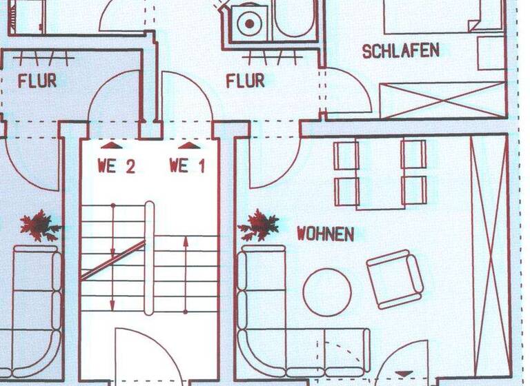 Wohnung zur Miete 300 € 2 Zimmer 47,6 m² frei ab sofort Sachsenring 29 Gablenz Chemnitz 09127