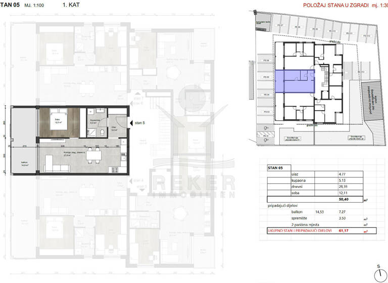 Wohnung zum Kauf - Erstbezug 233.000 € 2 Zimmer 65,4 m² 1. Geschoss Tar 52440