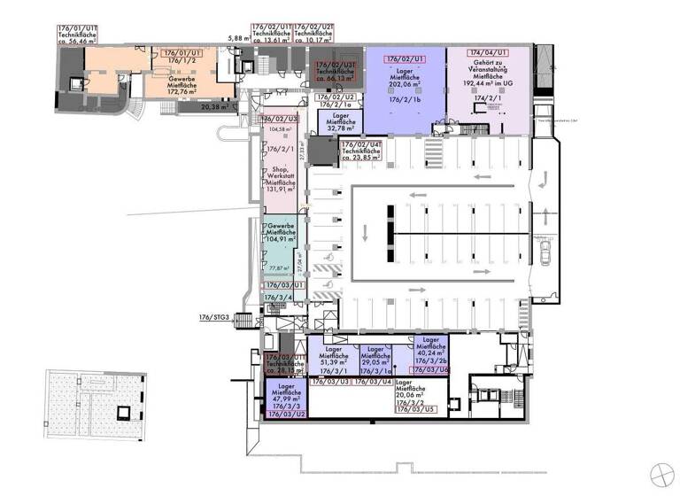 Lagerhalle zur Miete 7 € 40,7 m² Lagerfläche Wien 1230