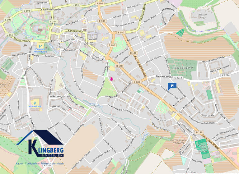 Studio zum Kauf provisionsfrei 73.000 € 2 Zimmer 63,5 m² 2. Geschoss Senefelder Straße 20 Zeitz 06712