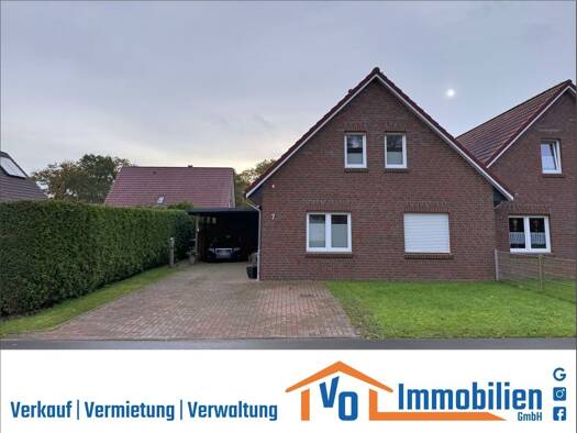 Doppelhaushälfte zur Miete 895 € 5 Zimmer 130 m² 423 m² Grundstück frei ab 01.12.2025 Akelsbarg Großefehn / Akelsbarg 26629