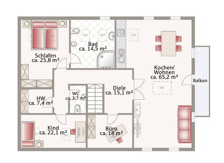 Wohnung zum Kauf 620.000 € 4 Zimmer 160 m² 2. Geschoss Innthal Söchtenau 83139