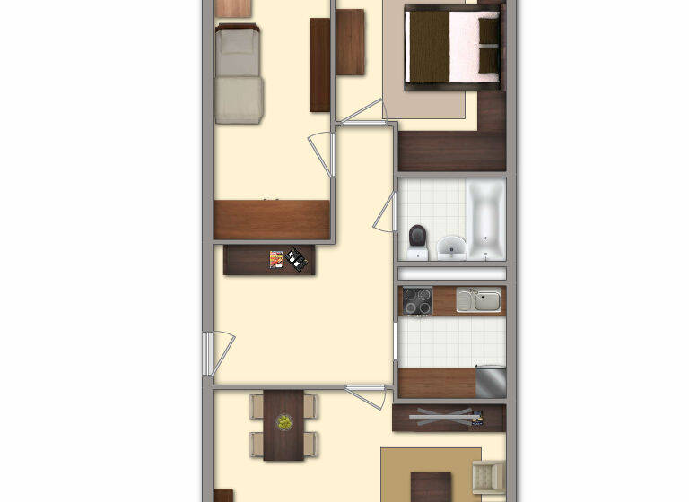 Wohnung zur Miete 430 € 3 Zimmer 71,9 m² 3. Geschoss Eschleber Straße 44 Gotha 99867