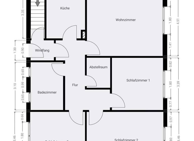 Doppelhaushälfte zum Kauf 4 Zimmer 79 m² 507 m² Grundstück Vierow Brünzow 17509