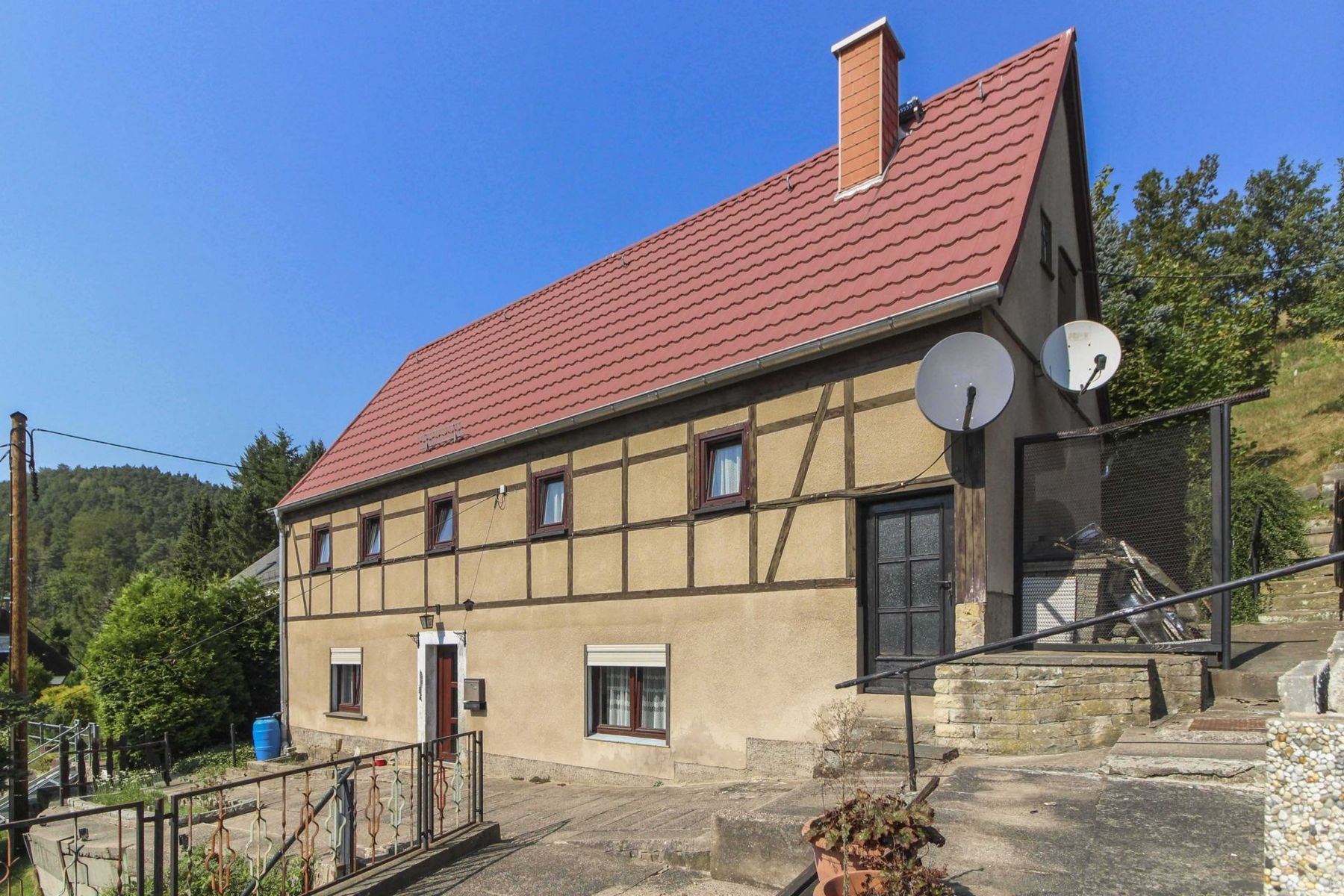 Einfamilienhaus zum Kauf 79.000 € 7 Zimmer 140 m²<br/>Wohnfläche 2.960 m²<br/>Grundstück Prossen Bad Schandau 01814