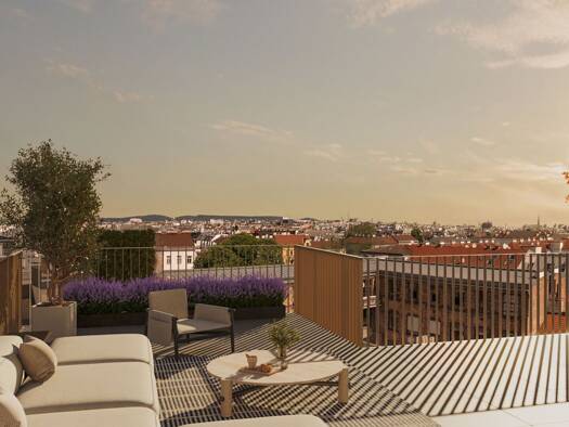 Wohnung zum Kauf - Erstbezug 1.560.700 € 4 Zimmer 135,8 m² 6. Geschoss Siebenbrunnengasse 44 Margareten 1050