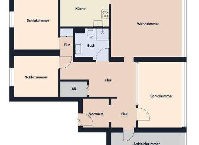 Wohnung zur Miete 1.500 € 4,5 Zimmer 113,3 m² 2. Geschoss frei ab sofort Färberstraße Bludenz 6700