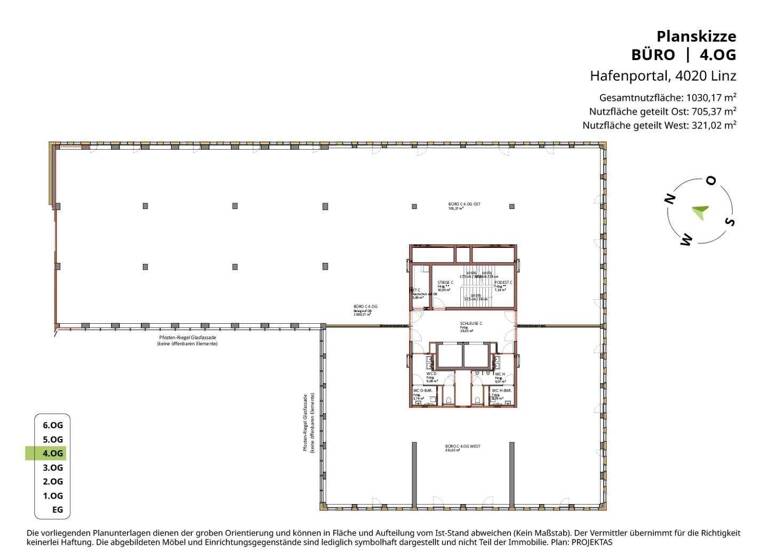 Bürofläche zur Miete - Erstbezug 52.240 € 3.265 m² Bürofläche Industriezeile Lustenau Linz 4020