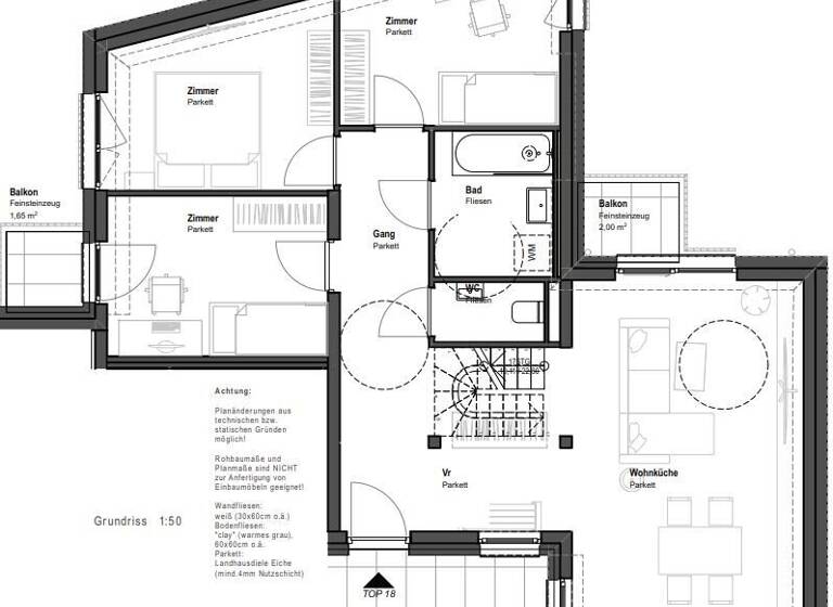 Wohnung zum Kauf - Erstbezug 569.105 € 4 Zimmer 80,5 m² 1. Geschoss frei ab sofort Erlaaer Straße 150 Wien 1230