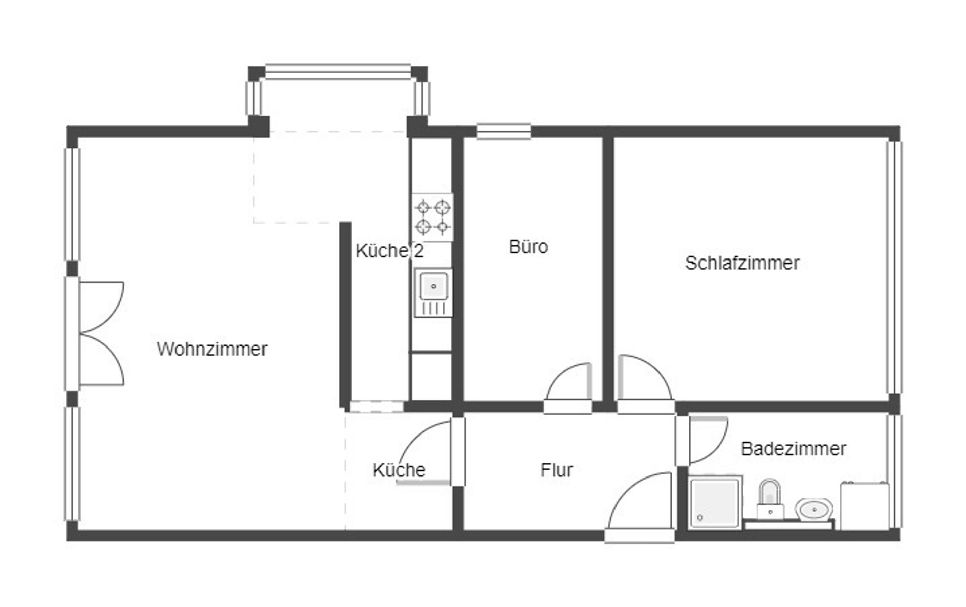 Wohnung zum Kauf 199.000 € 3 Zimmer 73 m²<br/>Wohnfläche 1.<br/>Geschoss Worpswede Worpswede 27726