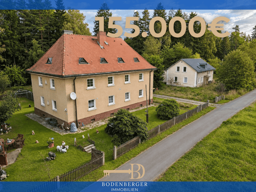 Mehrfamilienhaus zum Kauf als Kapitalanlage geeignet 155.000 € 235 m² 2.650 m² Grundstück Faßmannsreuth Rehau 95111