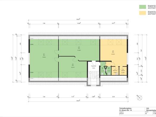 Büro zur Miete provisionsfrei 460 € 1 Zimmer 52 m² Bürofläche G.-Braun-Straße Knielingen Knielingen 76187