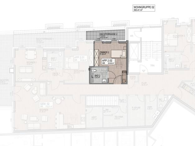 Terrassenwohnung zur Miete 617 € 1 Zimmer 51,4 m² 2. Geschoss frei ab sofort Auf der Ell 23 Brand Aachen 52078