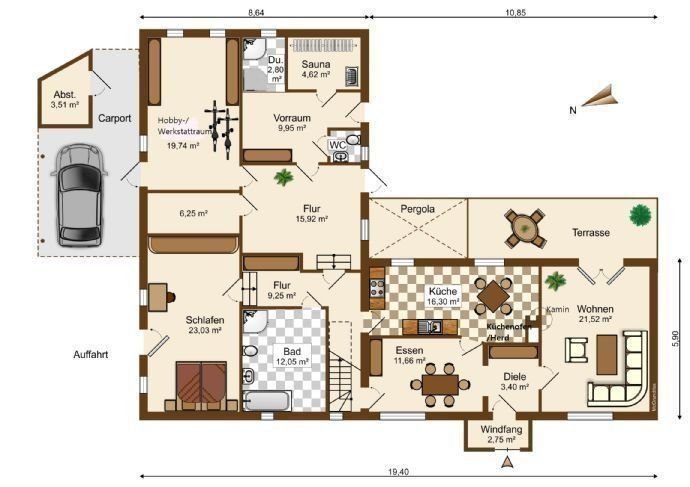 Einfamilienhaus zum Kauf 223.000 € 6 Zimmer 250 m²<br/>Wohnfläche 1.000 m²<br/>Grundstück Poststraße 6 Eggstedt 25721