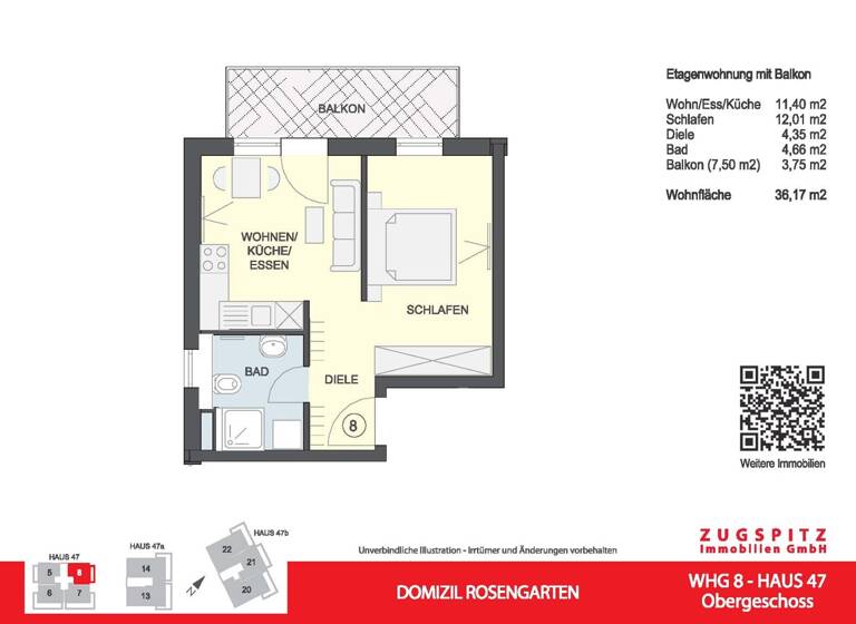Wohnung zum Kauf - Erstbezug 412.000 € 2 Zimmer 36,1 m² 1. Geschoss Garmisch Garmisch-Partenkirchen 82467