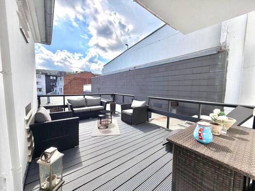 Terrassenwohnung zur Miete 795 € 3 Zimmer 82,8 m² Geschoss 3/4 frei ab sofort Werth 78 Barmen Wuppertal 42275