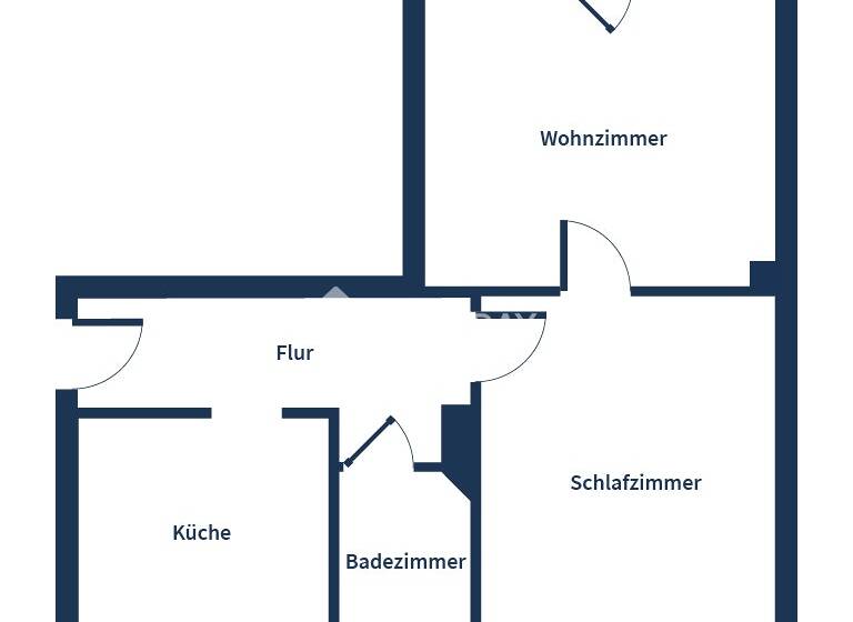 Wohnung zum Kauf 72.000 € 2 Zimmer 43 m² 2. Geschoss Düsternort Delmenhorst 27755