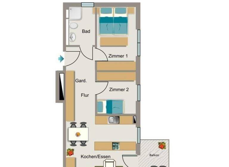 Wohnung zur Miete - Erstbezug 960 € 3,5 Zimmer 82,7 m² 2. Geschoss frei ab 01.05.2026 Johanniterweg 36 Hermges Mönchengladbach 41065