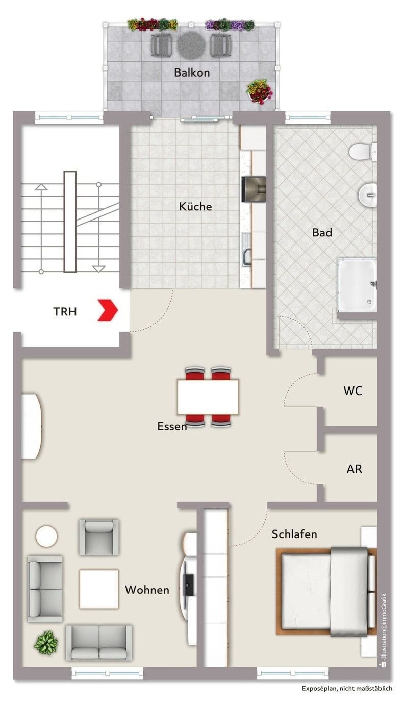 Wohnung zum Kauf 249.100 € 2 Zimmer 82,8 m²<br/>Wohnfläche 1.<br/>Geschoss Dorfgütingen Feuchtwangen 91555