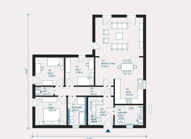 Haus zum Kauf 806.669 € 7 Zimmer 255,6 m² 673,5 m² Grundstück Kirchberg Eggenfelden 84307