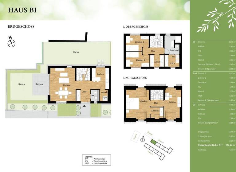 Reihenendhaus zum Kauf - Erstbezug provisionsfrei 759.000 € 5,5 Zimmer 136,5 m² Backbergstraße Britz Berlin 12347