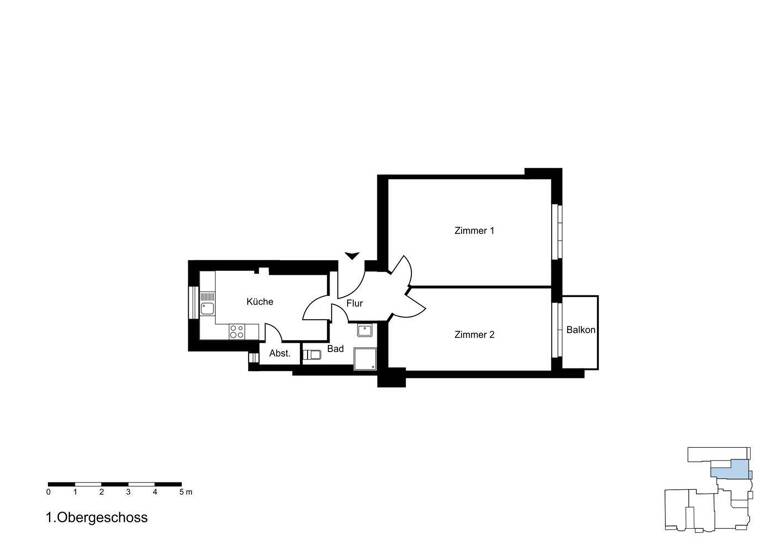 Wohnung zum Kauf provisionsfrei 330.000 € 2 Zimmer 63,2 m² 1. Geschoss Friedrich-Franz-Straße 25 Tempelhof Berlin 12103