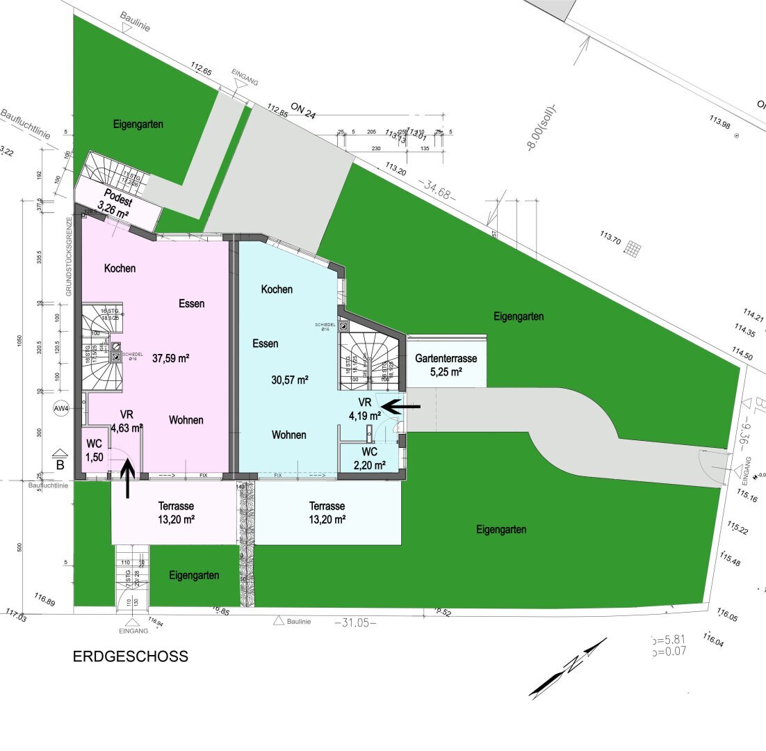 Stadthaus zum Kauf provisionsfrei 1.150.000 € 4 Zimmer 113 m²<br/>Wohnfläche Wien 1140