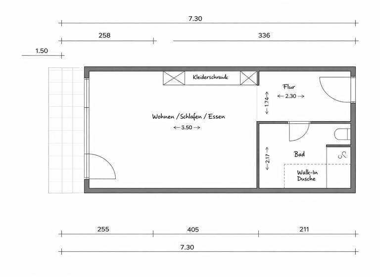 Studio zum Kauf 129.000 € 1 Zimmer 35 m² Bad Zwischenahn I Bad Zwischenahn 26160