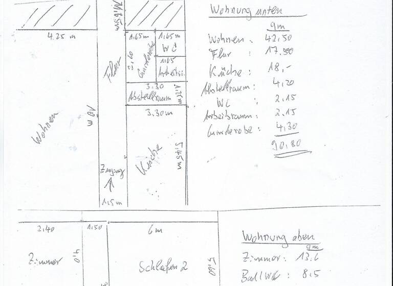 WG-Zimmer zur Miete 1.200 € 4 Zimmer 170 m² 2 Geschosse frei ab 01.05.2026 Bad Kreuznach 55545