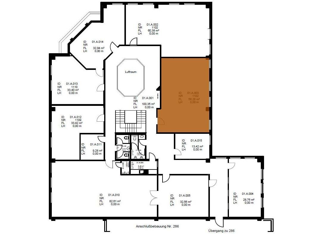 Bürofläche zur Miete 6,50 € 69,7 m²<br/>Bürofläche ab 13,4 m²<br/>Teilbarkeit Kimplerstraße 278-296 Fischeln - West Krefeld 47807